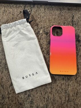 Burga Pink to Orange Gradient Protective iPhone 13 Case